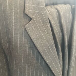 Stafford Charcoal Pinstripe Men's Suit